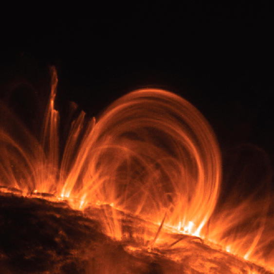 TRACE image of the solar corona